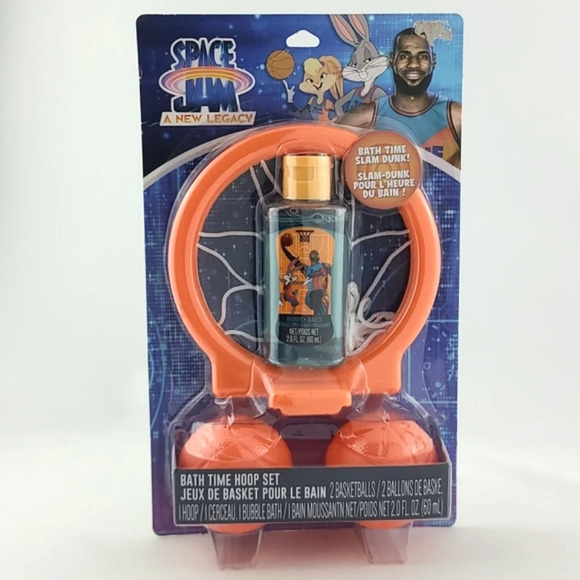 ⭐️3/ $30⭐️ Space Jam Bath Time Slam Dunk Hoop Set Fun Bubble Bath - Picture 1 of 12